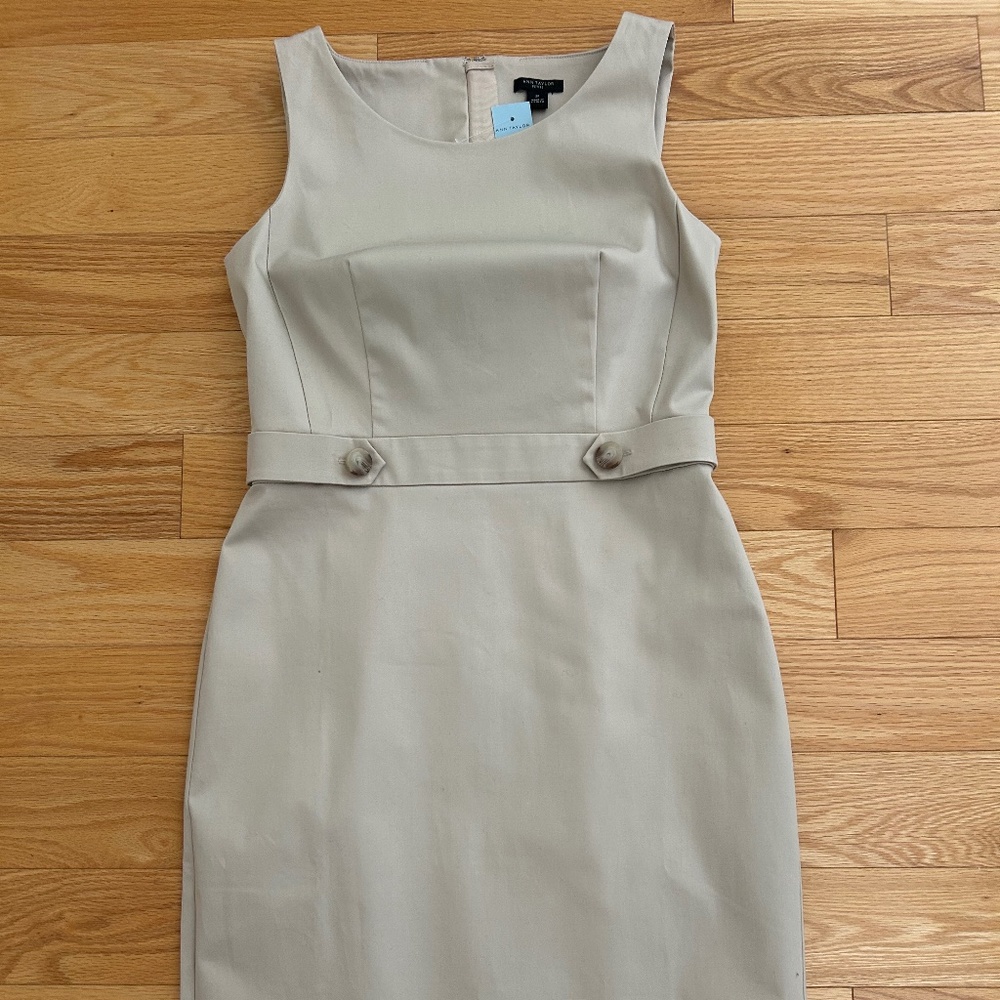 NWT Ann Taylor Tan Dress size 2P